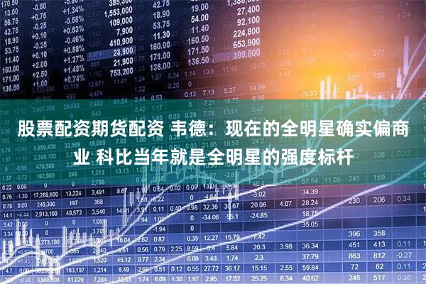 股票配资期货配资 韦德:现在的全明星确实偏商业 科比当年就是全明星的强度标杆