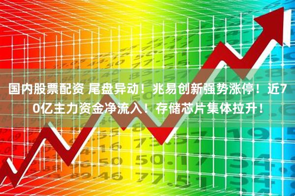 国内股票配资 尾盘异动！兆易创新强势涨停！近70亿主力资金净流入！存储芯片集体拉升！